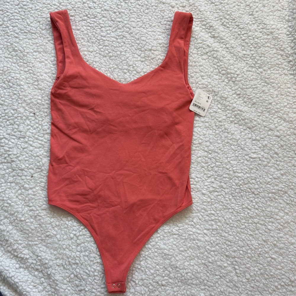 Free People Peach Bodysuit